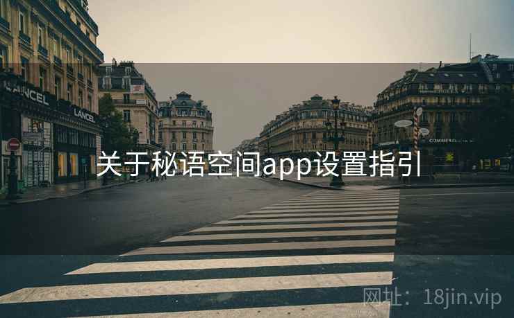 关于秘语空间app设置指引